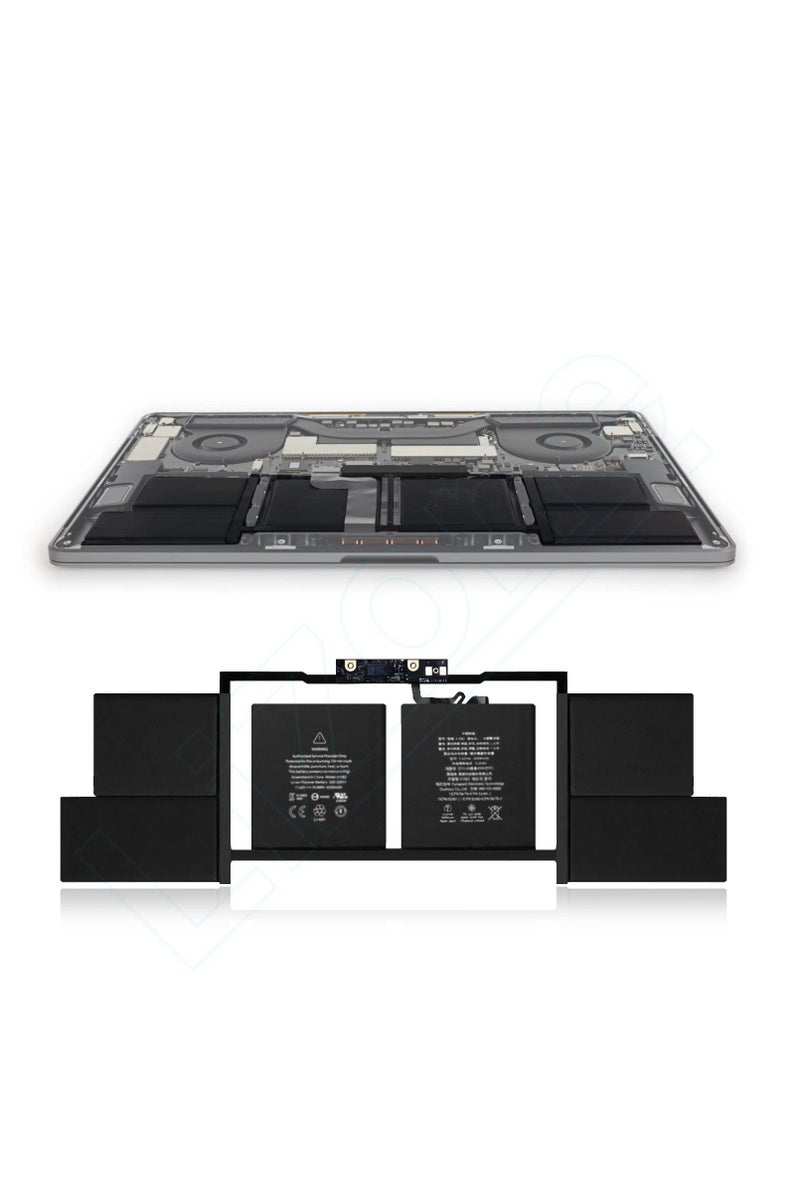 Terabyte Repalcement A1707 A1820 Laptop Battery Compatible with MacBook Pro 15 inch A1707 (Late 2016 Mid 2017), Replacement Battery Lithium Polymer EMC 3162 3072 - Image 3