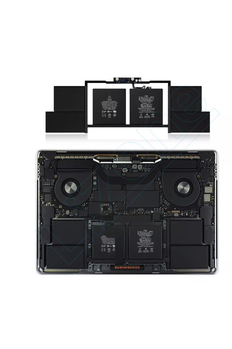 Terabyte Repalcement A1707 A1820 Laptop Battery Compatible with MacBook Pro 15 inch A1707 (Late 2016 Mid 2017), Replacement Battery Lithium Polymer EMC 3162 3072 - Image 2