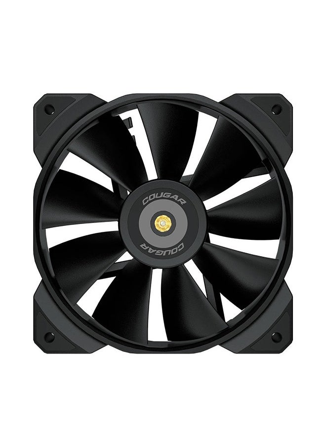 Cougar Poseidon GT240 AIO 240MM Liquid Cooler, With 2*MHP120 ARGB Fans, 82.48CFM Air Flow, ZrO₂ Bearing, 90° Utteright Fins, Infinity Mirror Rotatable Pump Head, LGA 1700 Ready, Black | 3MAQS240.0001  - Image 4