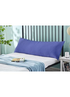 Hotel Linen Klub Krude Long Body Pillow 1pc, Fabric: 100% Polyester 85 GSM Microfiber 1 cm Stripe Super Soft, Filling: 1300 gm Hollow Fiber Comfort, Breathable & Ultra Soft , Size: 45 x 120 cm, Color: Lavender  - Image 3