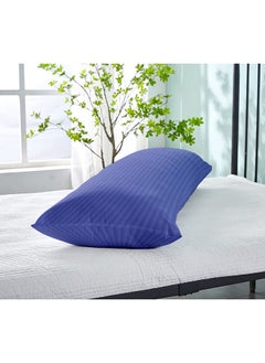 Hotel Linen Klub Krude Long Body Pillow 1pc, Fabric: 100% Polyester 85 GSM Microfiber 1 cm Stripe Super Soft, Filling: 1300 gm Hollow Fiber Comfort, Breathable & Ultra Soft , Size: 45 x 120 cm, Color: Lavender  - Image 2