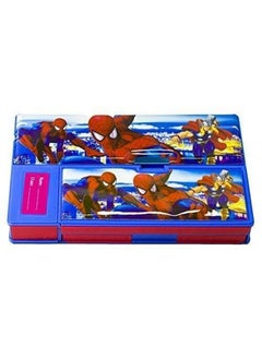 Reveuse Reveuse Cartoon Printed Jumbo Compass Pencil Box with Calculator for Kids - Multipurpose Big Size Pencil Box for Boys School Supply  - Image 2