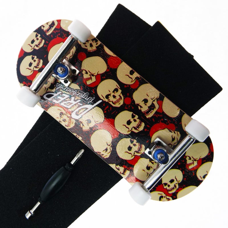 PREP V2 Pro Performance Complete Wooden Fingerboard 36mm Skull - Image 2