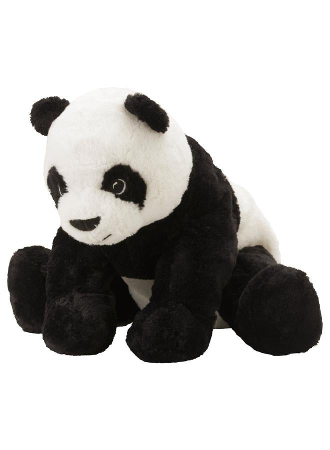 زبون لعبة ناعمة، أبيض/أسود - Image 1