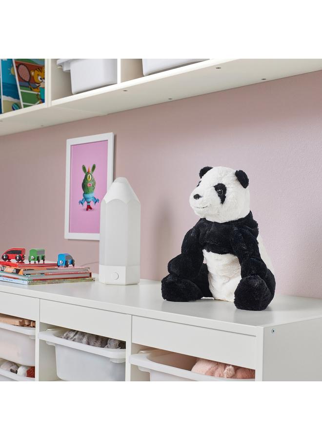 زبون لعبة ناعمة، أبيض/أسود - Image 2