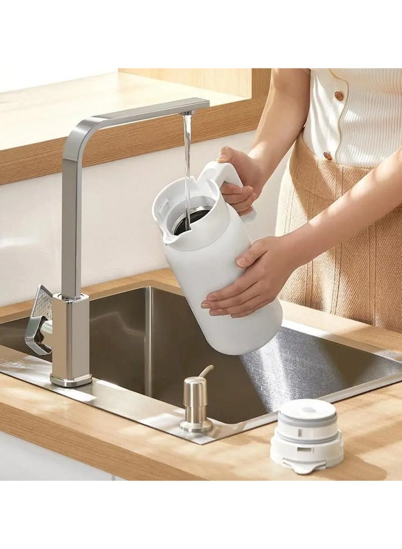 Xiaomi Mijia Insulated Kettle – Long-Lasting Temperature Lock, 316L Stainless Steel Inner, Anti-Backflow Spout - 1.8 L 2 W MJBWH01PL White - Image 3