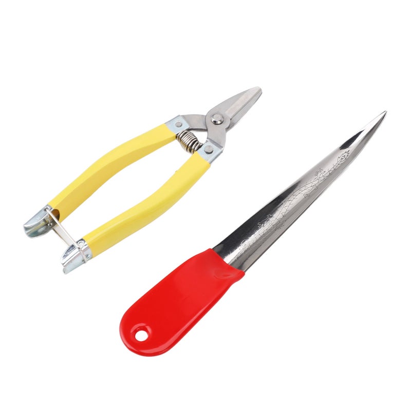 2pcs Professional Wicker Repair Tool Kit Stainless Steel Versatile Wicker Repair Scissor Pry Tool for Basketry Woven Furniture - Image 5