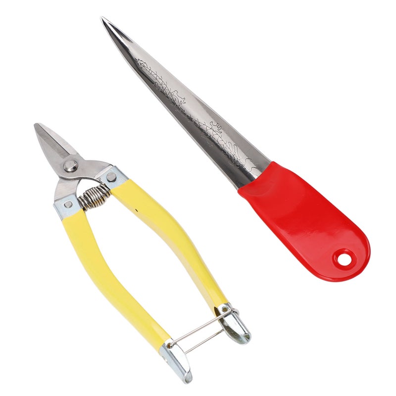 2pcs Professional Wicker Repair Tool Kit Stainless Steel Versatile Wicker Repair Scissor Pry Tool for Basketry Woven Furniture - Image 3