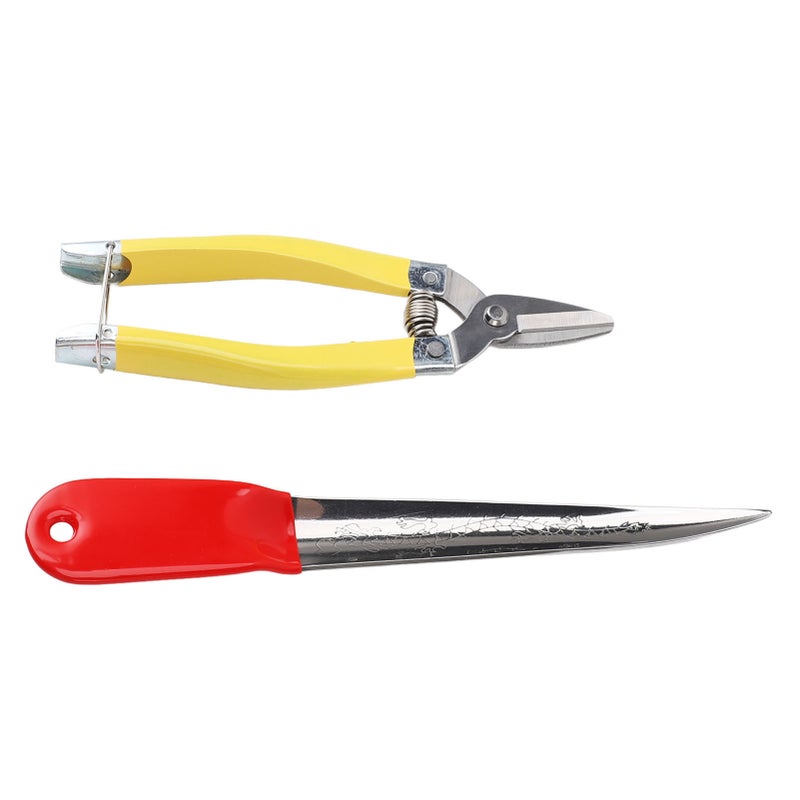 2pcs Professional Wicker Repair Tool Kit Stainless Steel Versatile Wicker Repair Scissor Pry Tool for Basketry Woven Furniture - Image 4