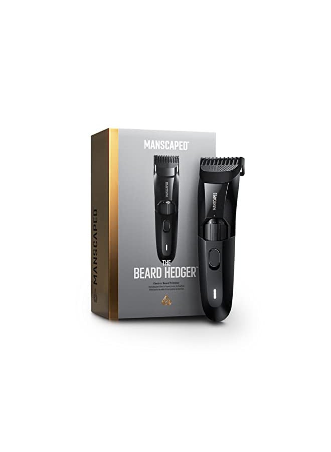manscaped MANSCAPED® The Beard Hedger Premium Men's Beard Trimmer, 20 Length Adjustable Blade Wheel, Stainless Steel T-Blade for Precision Facial Hair Trimming, Cordless Waterproof Wet/Dry Clipper - Image 1