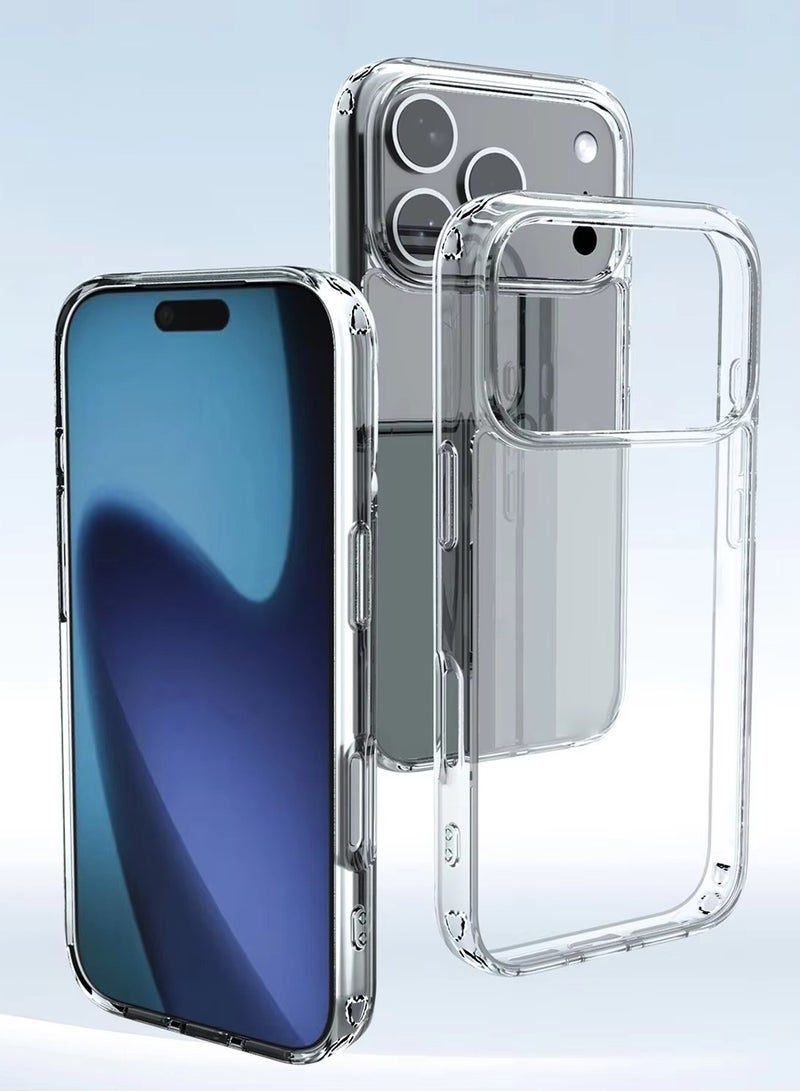 Prostyle iPhone 17 Pro Clear Case – Crystal Transparent Shockproof Cover | Anti-Scratch, Anti-Yellowing, Ultra HD Clarity - Image 2