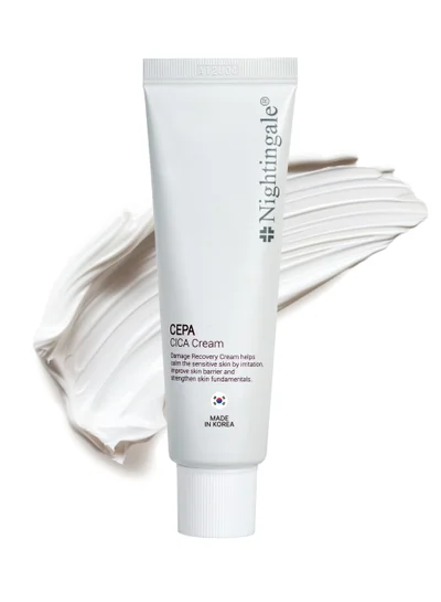 nightingale Korean Cepa Cica Face Cream 50ml with Centella Asiatica Extract and Hyaluronic Acid