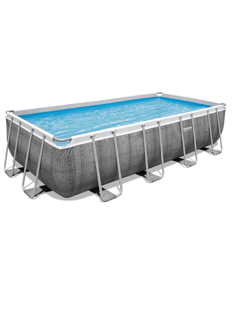 Bestway Power Steel Rectangular Pool Set 4.88m x 2.44m x 1.22m56996 - Image 2