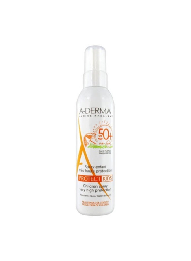 A-Derma Protect Kids SPF50+ Spray 200ml - Image 1