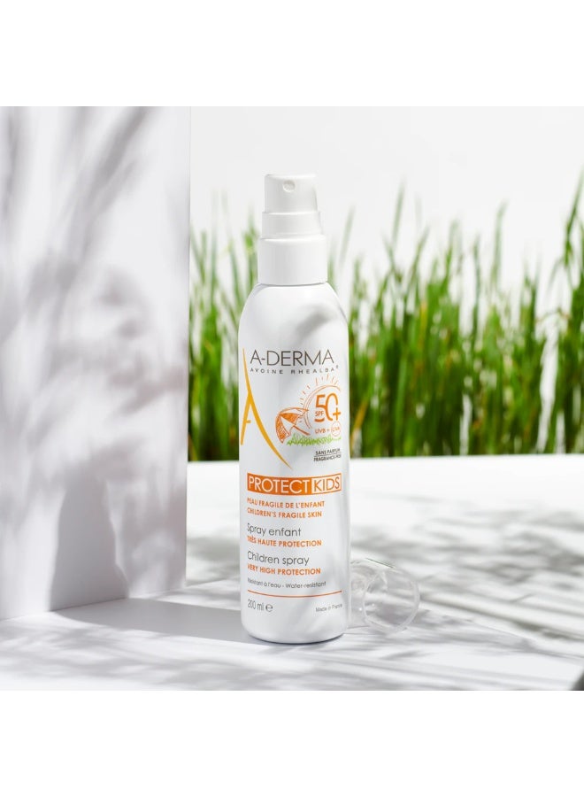 A-Derma Protect Kids SPF50+ Spray 200ml - Image 4
