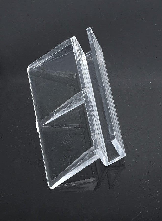 Saim Acrylic Aquarium Cover Clip,8 PCS Clear Fish Tank Glass Cover Clip Support Holder,Universal Lid Clips for Rimless Aquariums (8mm) - Image 5