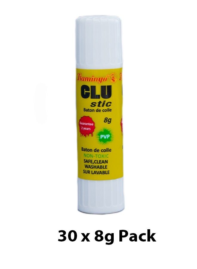Flamingo غراء لزج عالي اللزوجة، 8 جرام، عبوة قيمة تحتوي على 30 قطعة - Image 2