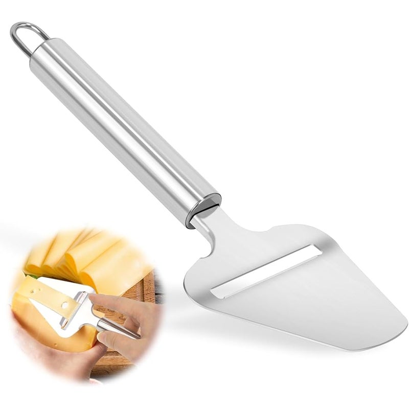 EAMIFARU Premium Stainless Steel Cheese Slicer For All Types Of Cheese, Multi-Functional Handheld Cheese Slicers Cutter For Block And Hard, Dishwasher Safe, Essential For Every Kitchen. - Image 1