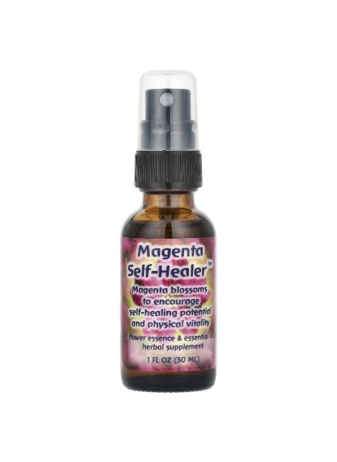Flower Essence Services Flower Essence Services, Magenta Self-Healer™, Flower Essence & Essential Oil, 1 fl oz (30 ml)  - Image 1
