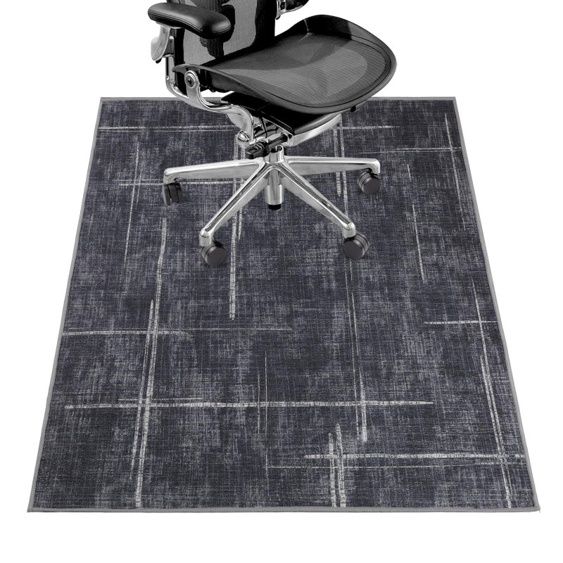 Lreedy Office Chair Mat for Hardwood Floor&Tile Floor,36"X 48" Heavy Duty Desk Chair Mat for Hard Floors,Under Desk Rug for Rolling Computer Chair,Anti Slip,Low Pile Carpet Floor - Image 1