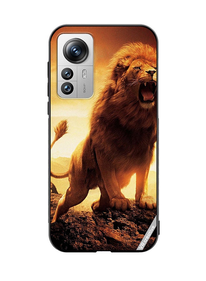 VR CREATIVE Protective Case Cover For Xiaomi 12 Pro Lion King Design Multicolour - Image 1