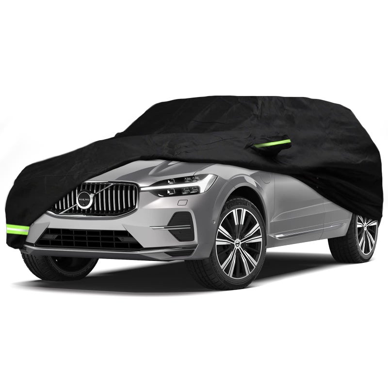 YIXIN Waterproof Car Cover for 20082024 Volvo XC60 Car Cover Custom Fit 100 Waterproof Windproof  Single Door Zipper Bands for Snow Rain Dust Hail Protection XC60