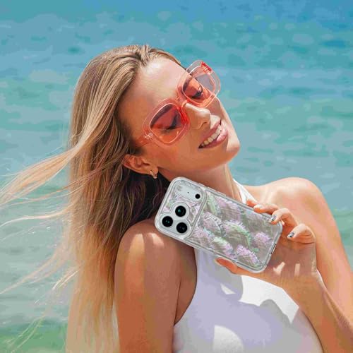 XIMAND for iPhone 17 Pro Max Case Made with Unique Genuine Seashell, Durable | Stunning Gorgeous | Drop Protection | Luxury Aesthetic Cover. (Beige) - Image 4