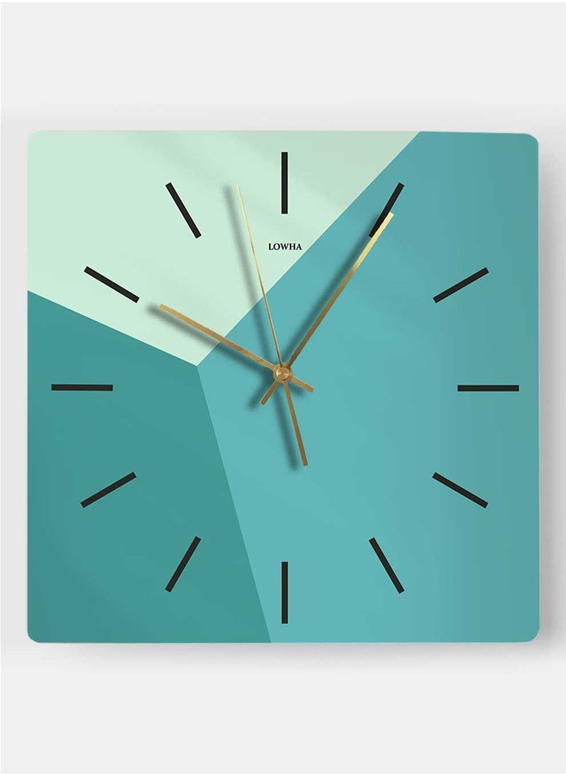 LOWHA Acrylic Battery Operated Wall Clock with Various Colors Design, For Home, Living Room, Office, Decor  - Image 1