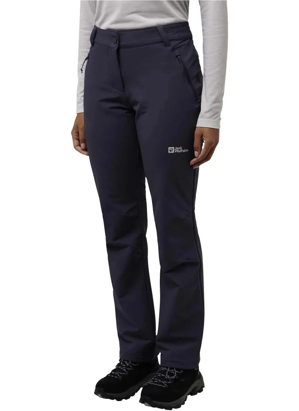 جاك ولفسكن Activate Thermic Pants W Women's Graphite Outdoor Pants A61879-1388