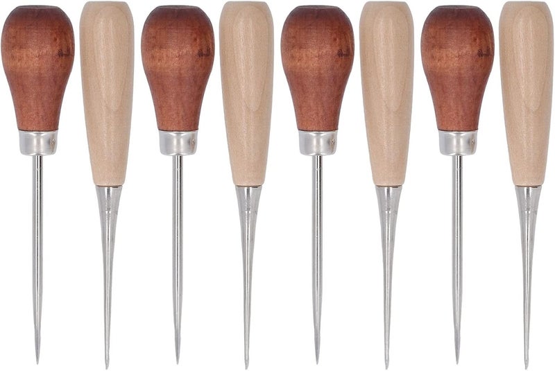 Gulf approved global quality 8Pcs Wooden Handle Scratch Awl,Scratch Awl Tool with Hardwood Handle,Stainless Steel Effort Saving Multifunction Awl Tool for Leather Shoes DIY Multiple design variants Upgraded quality Scratch resistant Repeated use resistant selected material Local licensed courier Moisture proof Practical experience crafted Coast & inland available Pre-sale confirmed stock All-round well-engineered practical build Elegant practical multi-option build Flexible trendy construction Custom sizing alternatives Slow wear optimized quality Periodic restock local Popular practical build Periodic stock arrangement Gulf standard sizing alternatives Cost effective global grade quality Light precision processed material Condition adaptive build Quick assemble Repeated use trusted quality Rack friendly - Image 1