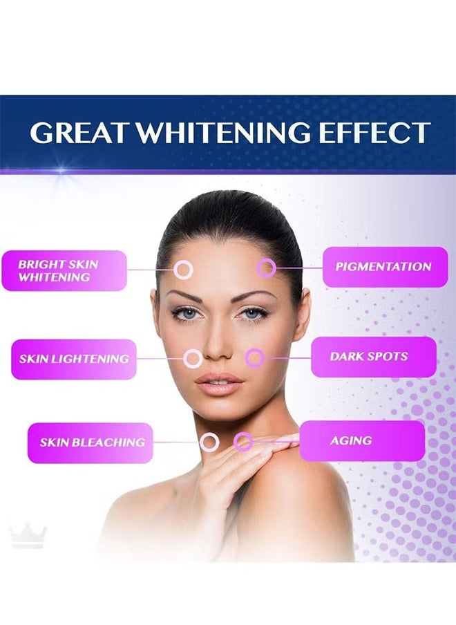 SKIN - Skin Whitening Glutathione Capsule, Skin Brightening, Dark Spots, Melasma and Acne Scar Remover, Hyperpigmentation Treatment, Anti-Aging Antioxidant, 90 Capsules 2000mg - Image 1