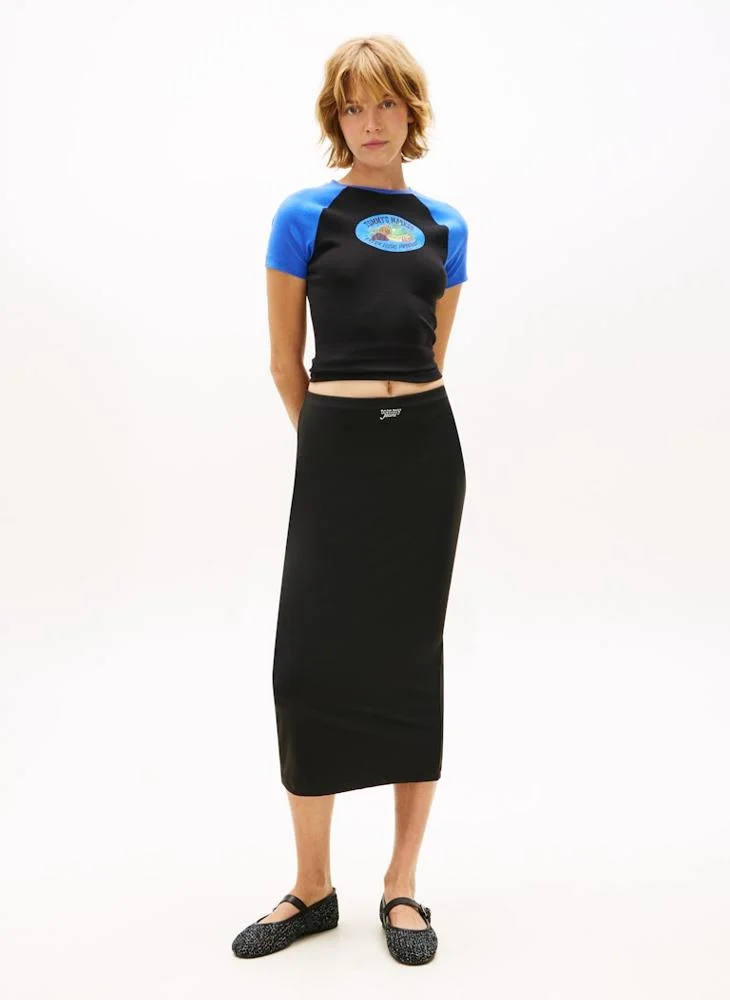 TOMMY JEANS  Casual  Bodycon Midi Skirt for Women | Best Price UAE