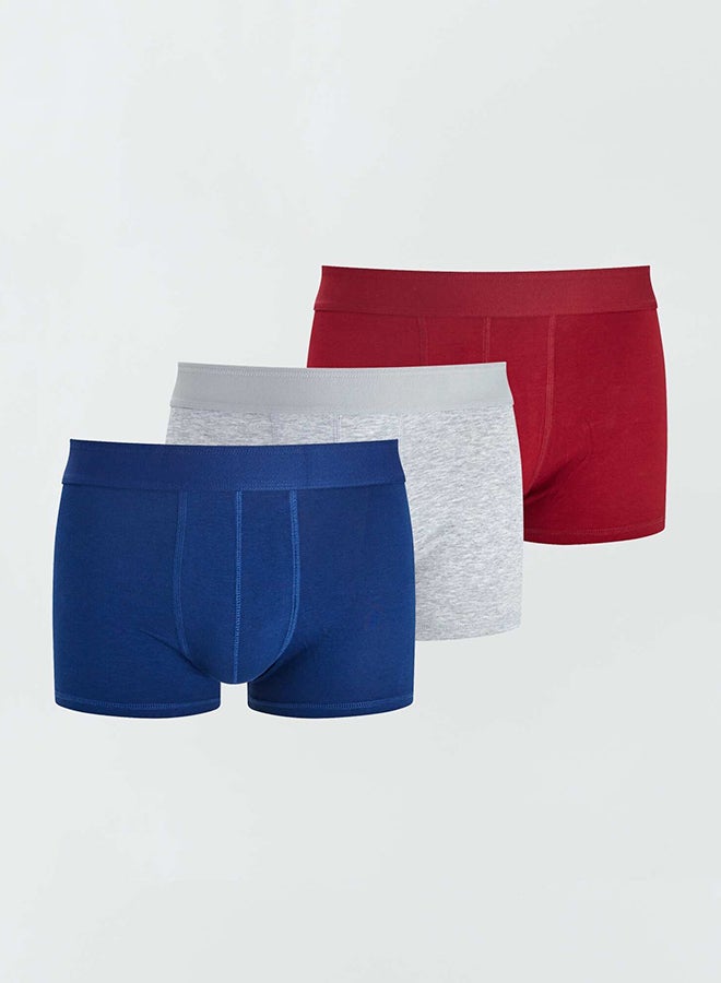 Kiabi Pack of 3 plain boxers  - Image 1