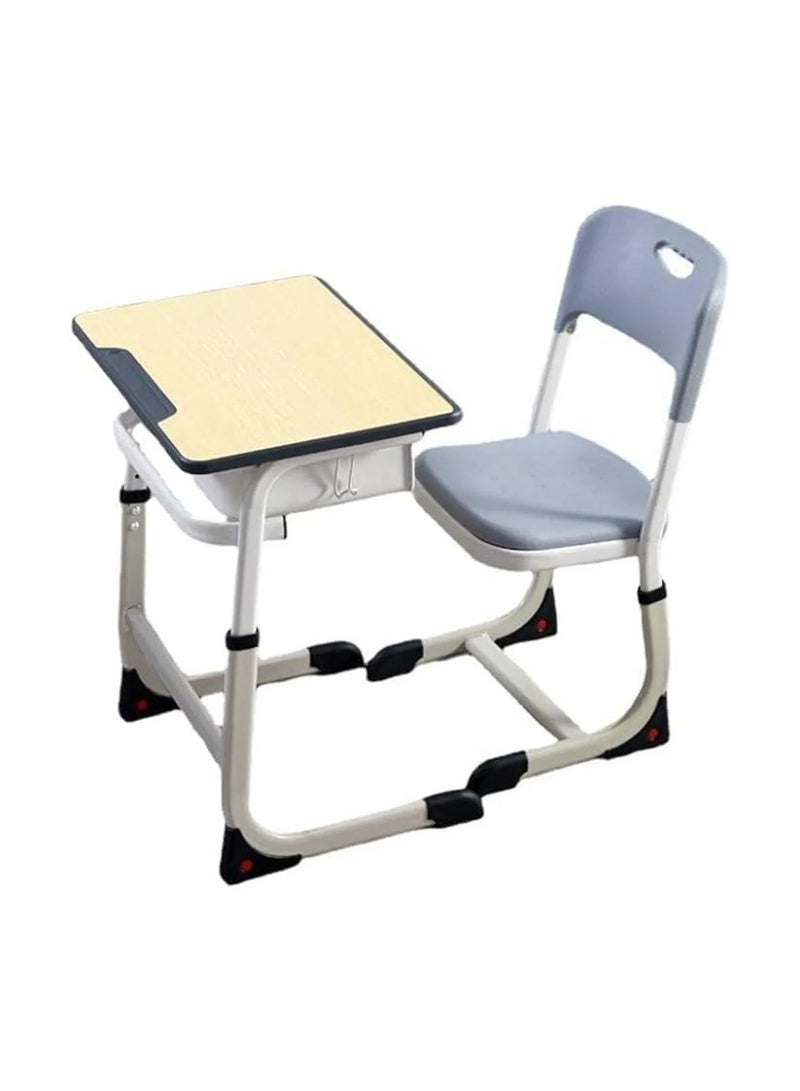 DubaiGallery Kids Desk and Chair Set Height Adjustable Ergonomic,Study Desk for Students,Childs Study School Table Suitable for School, Counseling Training Class  - Image 1