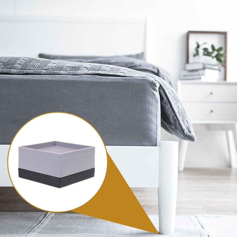 8 Pcs Bed Risers Furniture Risers Fridge Risers Bed Heightened Risers - Image 1