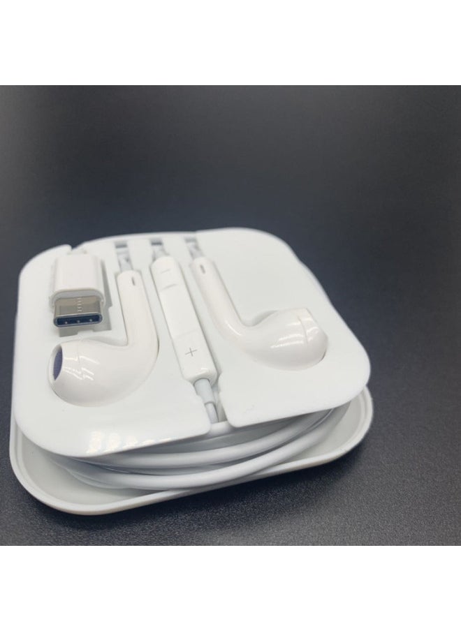 Generic - Type-C Headset Is Suitable For Apple 7/8/Xs Headset In-ear Talkable Wire Control I7i8 Bluetooth Version-Color:Apple Bluetooth Headset Cardboard Packaging - Image 1