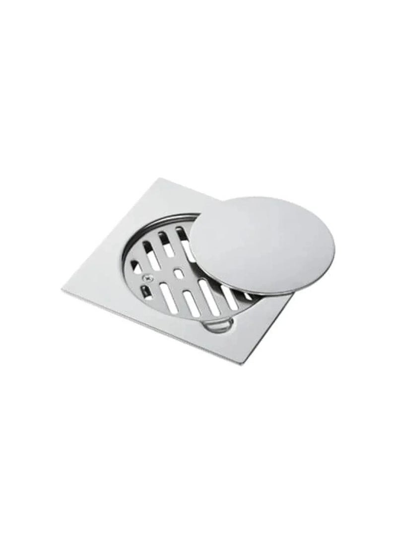 Leonardo 15 x 15 cm Italian stainless steel floor drain