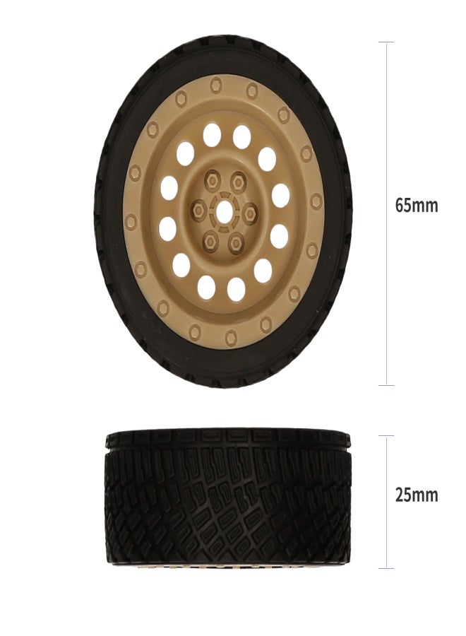 AUSTAR 8006+801 4PCS RC Tires 65*25MM Rubber Tires for 1/10 Racing Car Compatible with HSP94123 LC PTG-2 - Image 2