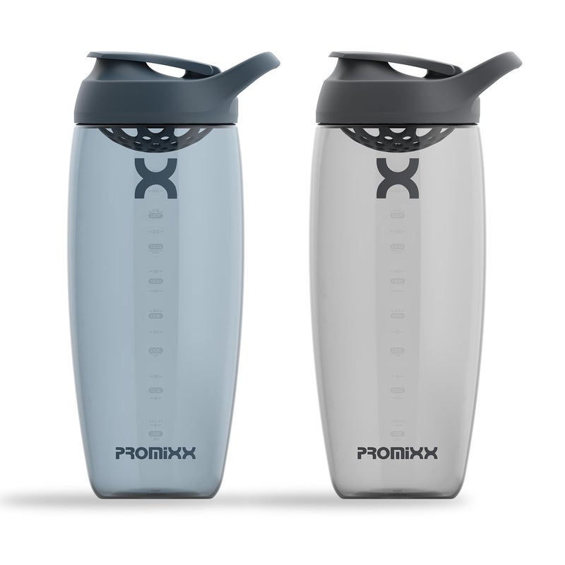 Promixx PURSUIT Protein Shaker Bottle  Premium Sports Shaker Bottles for Protein Mixes and Supplement Shakes  Easy Clean Durable Protein Shaker Cup