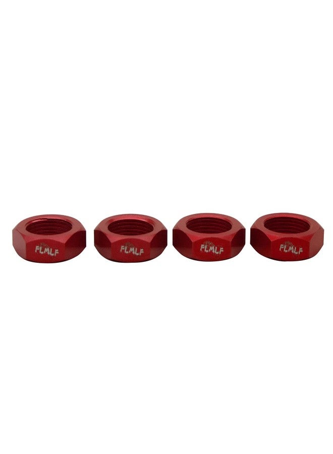 FLMLF Aluminium Wheel Nut Set 24MM Red for 1/5 Scale Hpi RV Km Baja 5b RC Car Parts - Image 5
