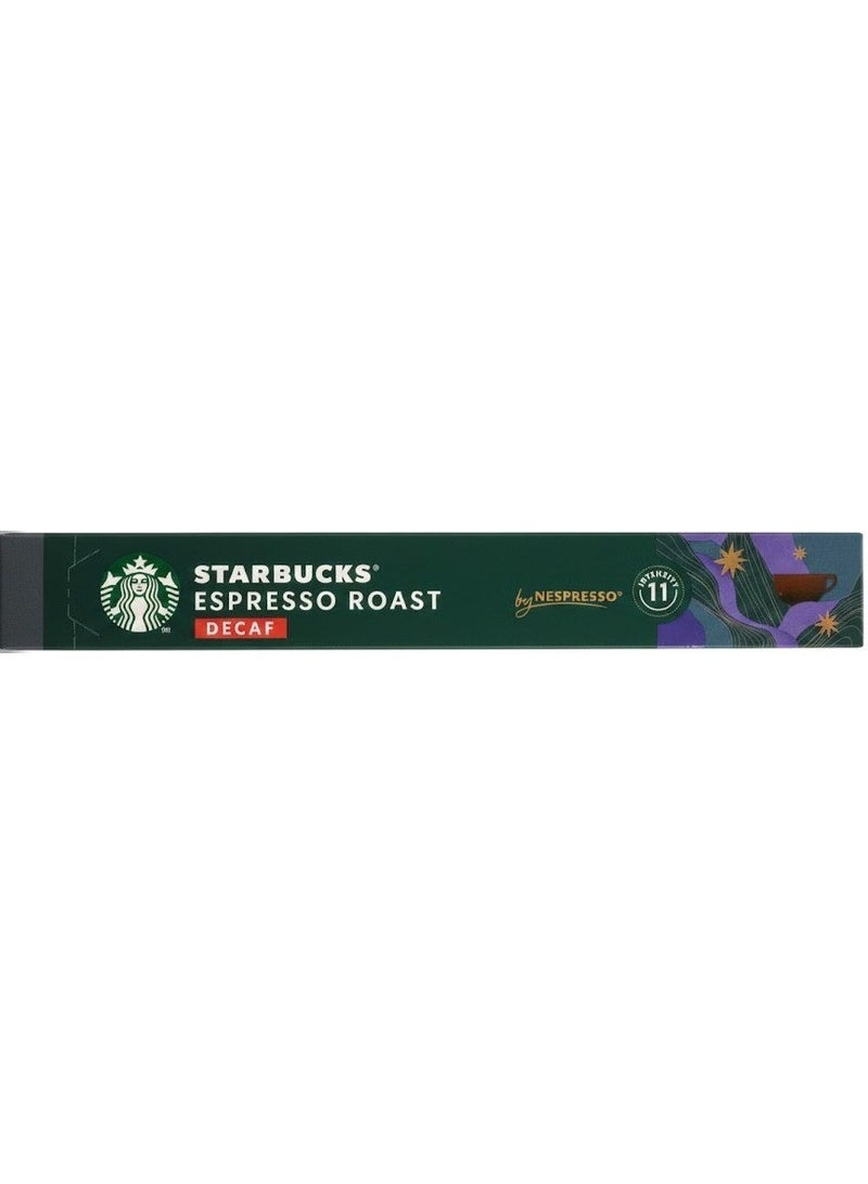 Starbucks Nespresso Decaf Espresso Roast 10 Coffee Capsules 57g - Image 2