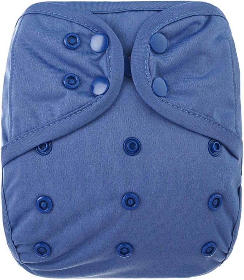 OsoCozy One Size Cloth Diaper Covers - Adjustable Snap Fit & Double Leg Gussets for Baby Boys & Girls from 8-35 Pounds. Use with Prefold, Flat or Fitted Cloth Diapers or Snap-in Inserts. - Image 1