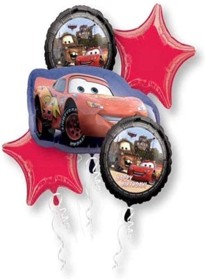 Amscan Amscan Cars Lightning Mc Queen Balloon Bouquet 