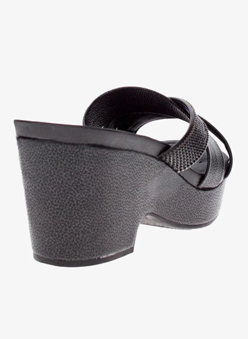 Modare Black High Heels Sandals with Back Strap – Elegant sling Back Heels for Girls & Ladies for Women | Best Price UAE