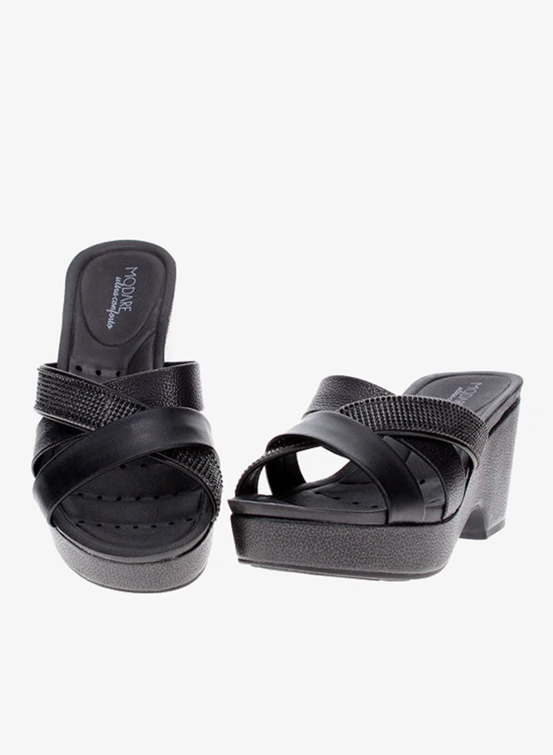 Modare Black High Heels Sandals with Back Strap – Elegant sling Back Heels for Girls & Ladies for Women | Best Price UAE