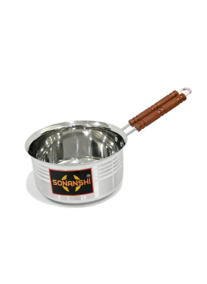 Sonanshi Sonanshi Stainless Steel Sauce PanTea PanCoffee Pan for Daily Use 15 Litre  - Image 1
