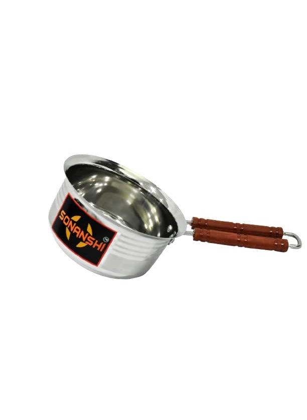 Sonanshi Sonanshi Stainless Steel Sauce PanTea PanCoffee Pan for Daily Use 15 Litre  - Image 3