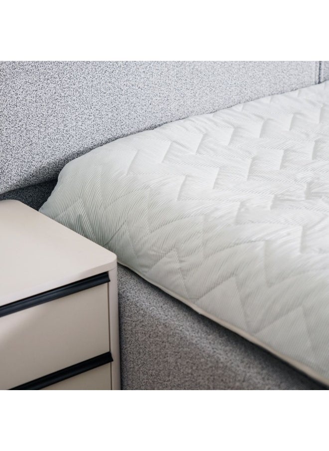 DANUBE HOME Serenity Top Cool Visco Topper Super King 200x200 Cm White  - Image 3