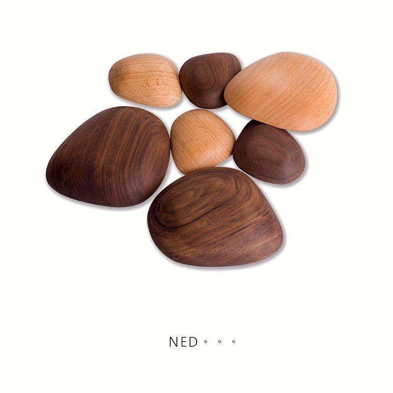 Walnut Wood Key Holder With Magnetic Backing Wall Mounted Easy Install - Image 5