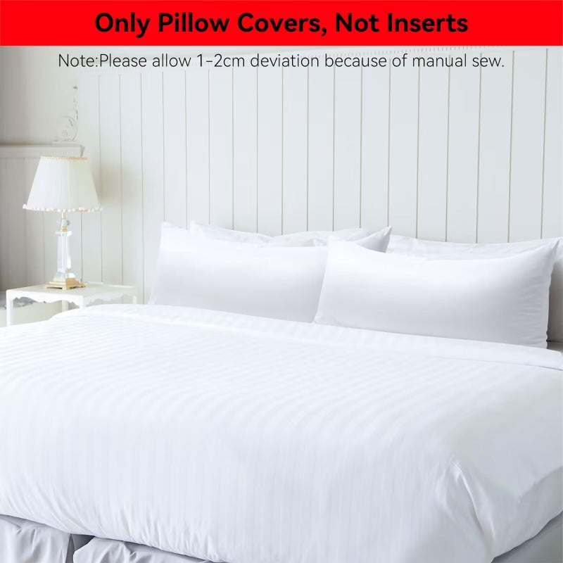 Thmyo 2 Pack 100% Cotton Solid Decorative Lumbar Throw Pillow Covers DIY Throw Pillowcase Blank Sublimation Pillow Cases Heat Transfer White Cushion Cover(14x36 inch  Only Pillowcase  Not Insert) - Image 2